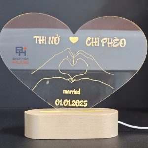 Đèn ngủ khắc laser theo yêu cầu